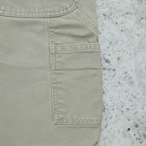 Vintage Y2K Carhartt B25 DES Desert Tan Carpenter Shorts 33x8.35 - Picture 7 of 13